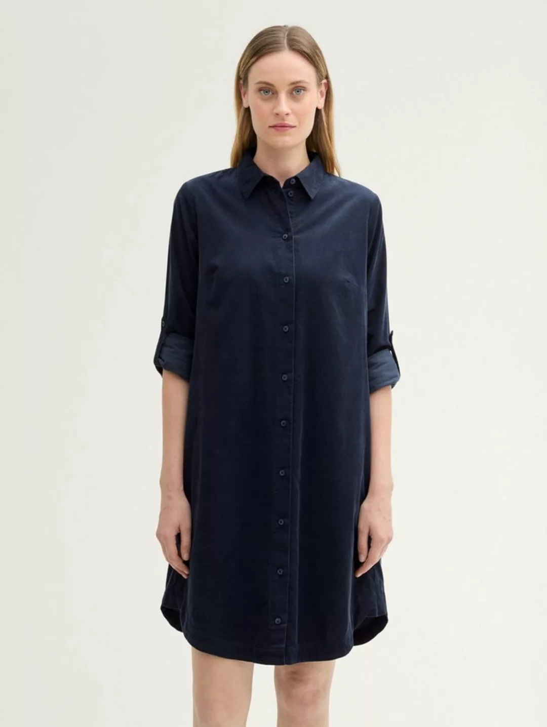 TOM TAILOR Sommerkleid Cord Blusenkleid günstig online kaufen