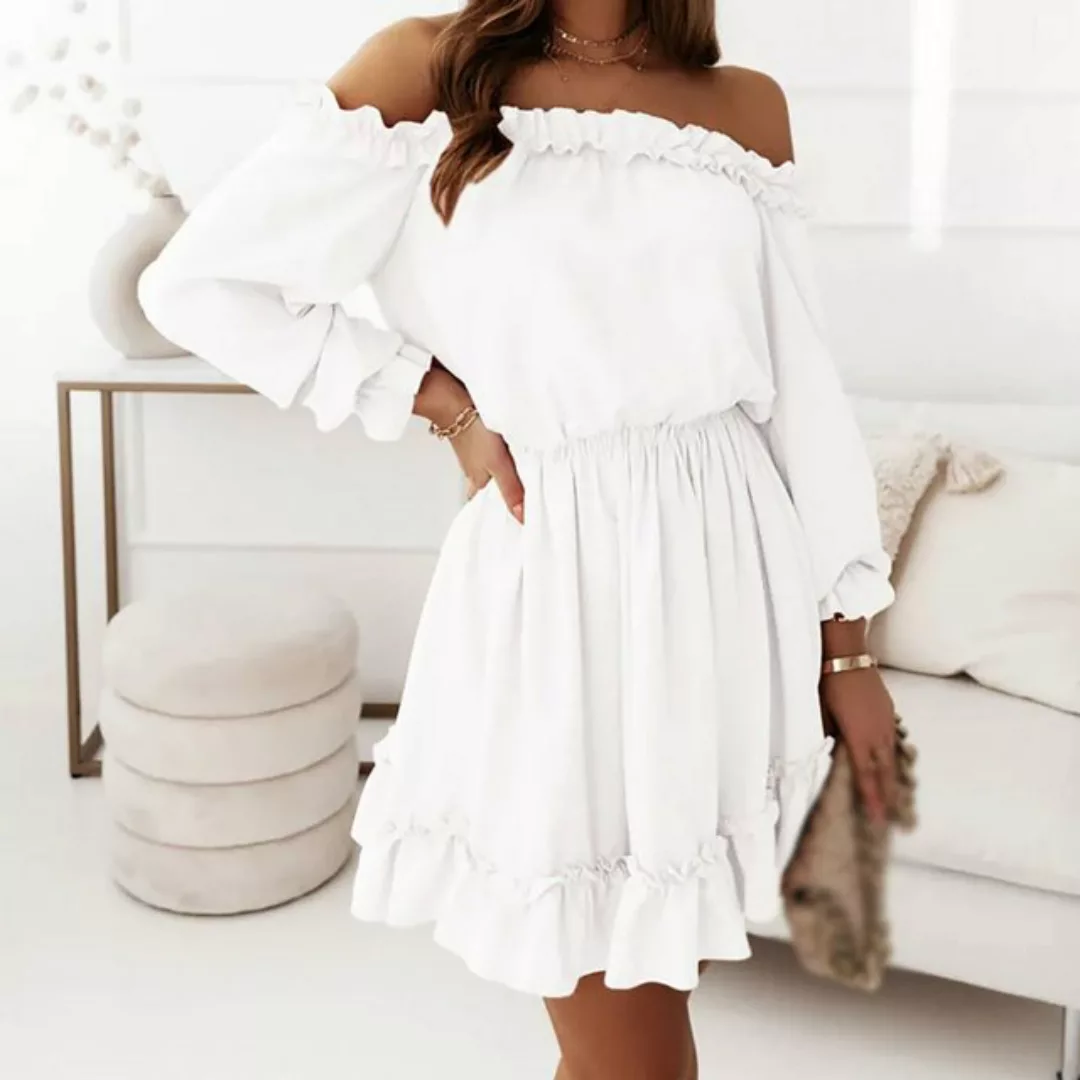 AFAZ New Trading UG Sommerkleid Abendkleid/Smoking, einfarbiges Langarmklei günstig online kaufen