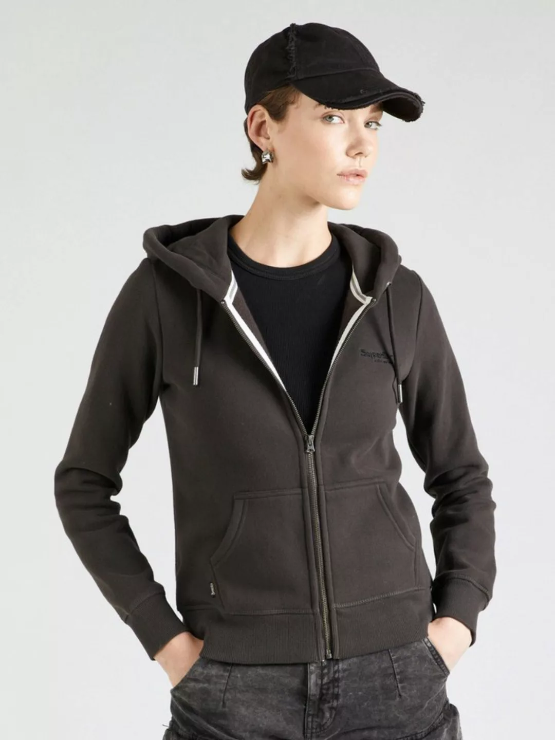 Superdry Sweatjacke ESSENTIAL (1-tlg) Weiteres Detail günstig online kaufen