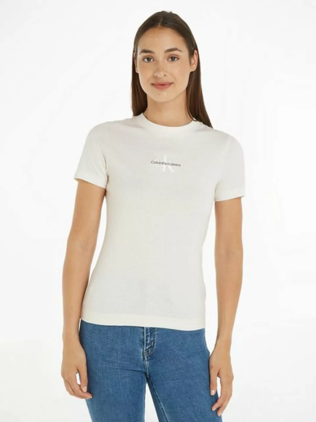 Calvin Klein Jeans T-Shirt MONOLOGO SLIM FIT TEE mit Logodruck günstig online kaufen