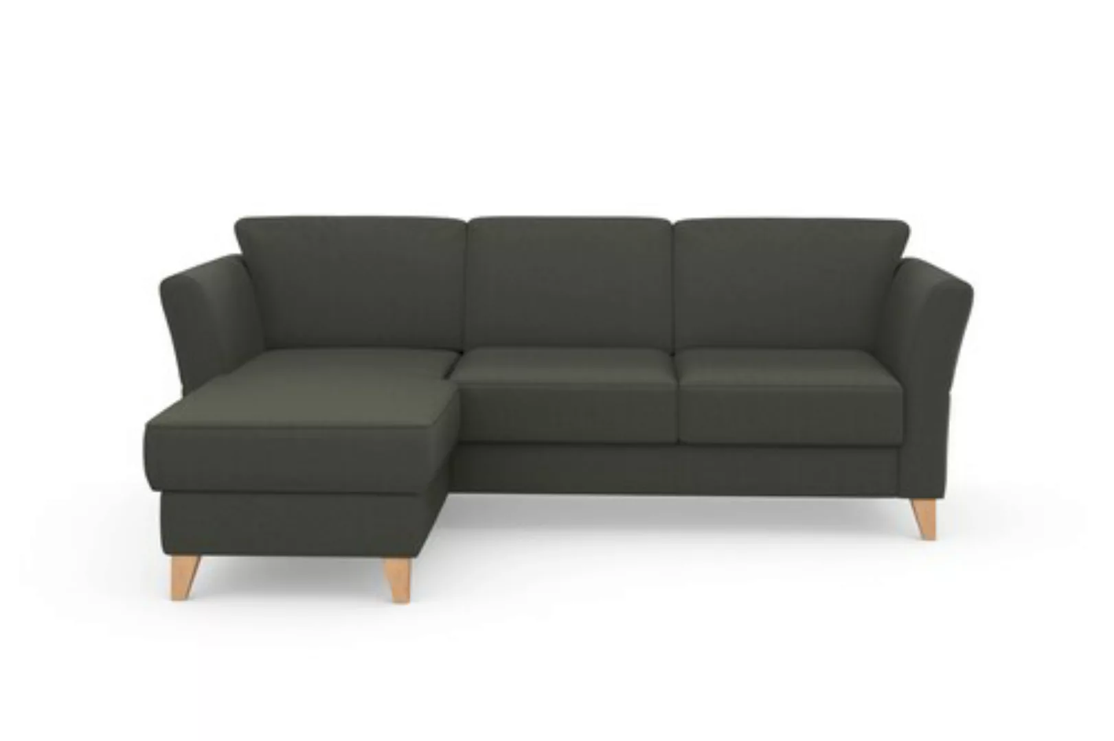sit&more Ecksofa »Visby L-Form«, Wahlweise mit Bettfunktion und Bettkasten, günstig online kaufen