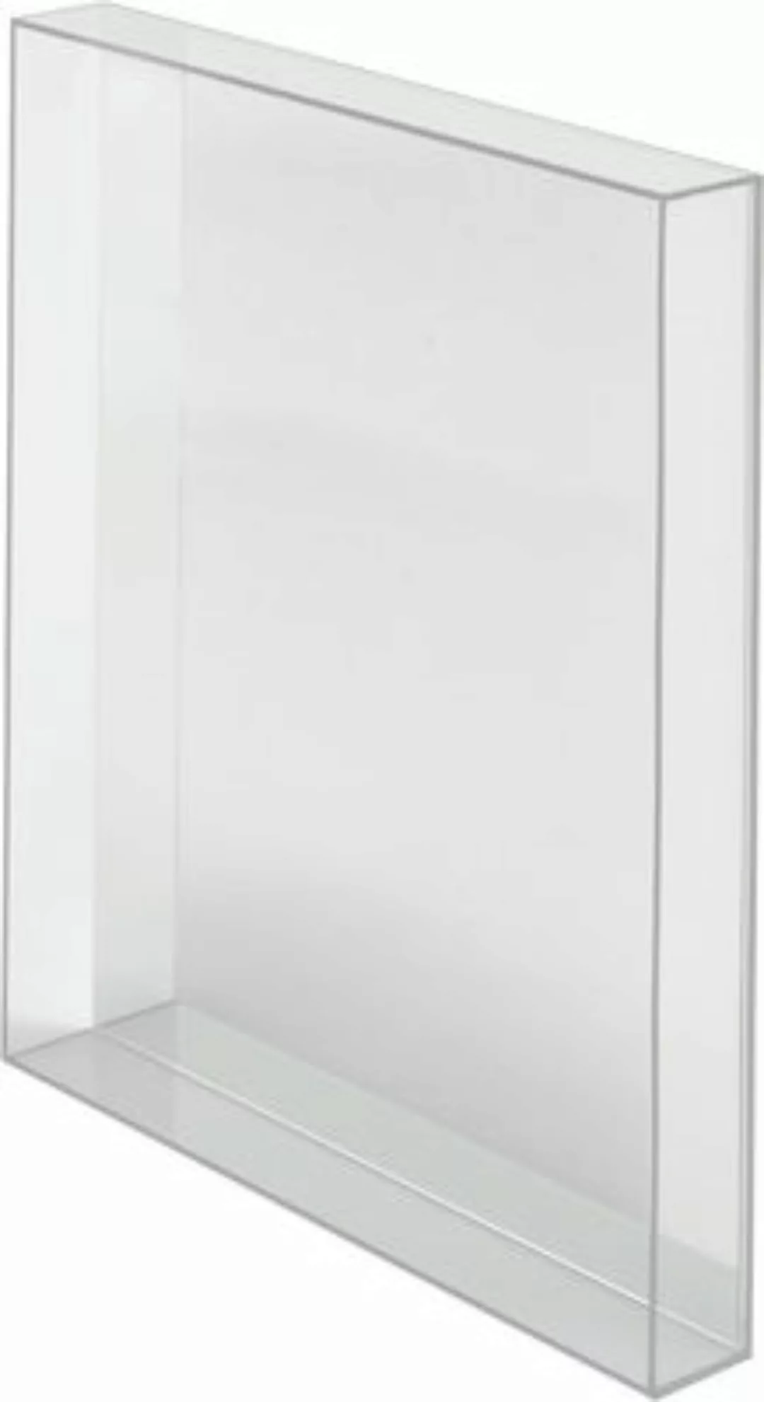 Kartell - Only Me Spiegel 50x70 - transparent/transparent günstig online kaufen