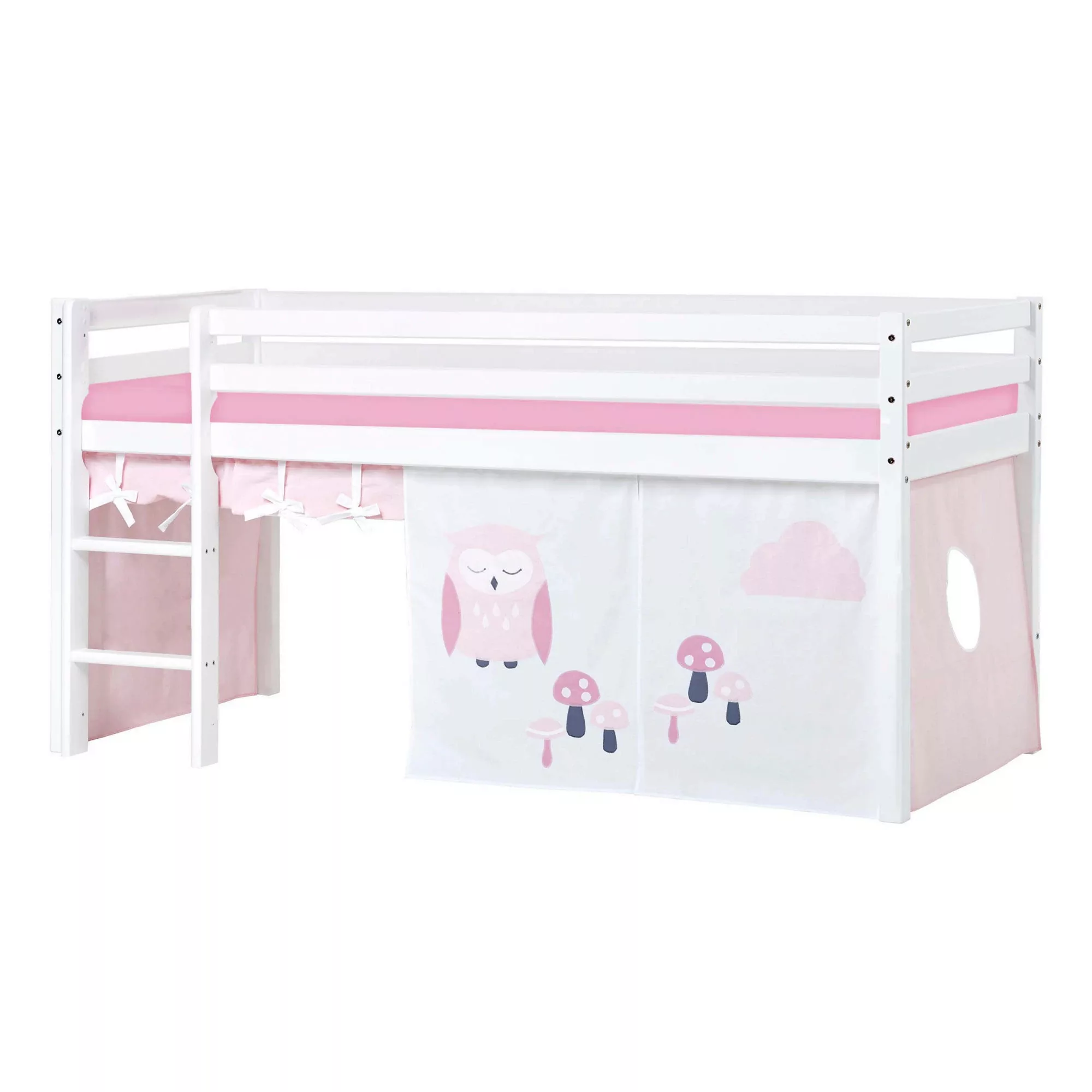 Hoppekids Hochbett "ECO Dream, Kinderbett, Spielbett, Halbhohes Bett aus Ma günstig online kaufen