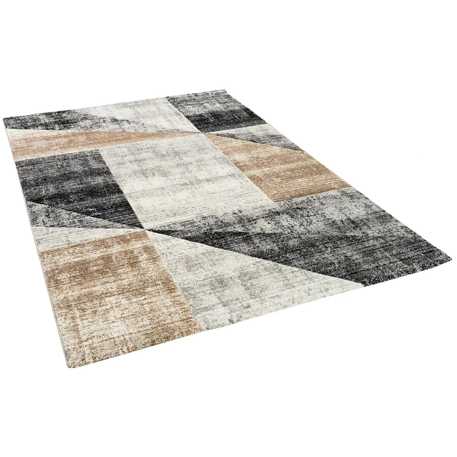 Pergamon Designer Teppich Maui Modern Meliert Beige 140x200cm günstig online kaufen