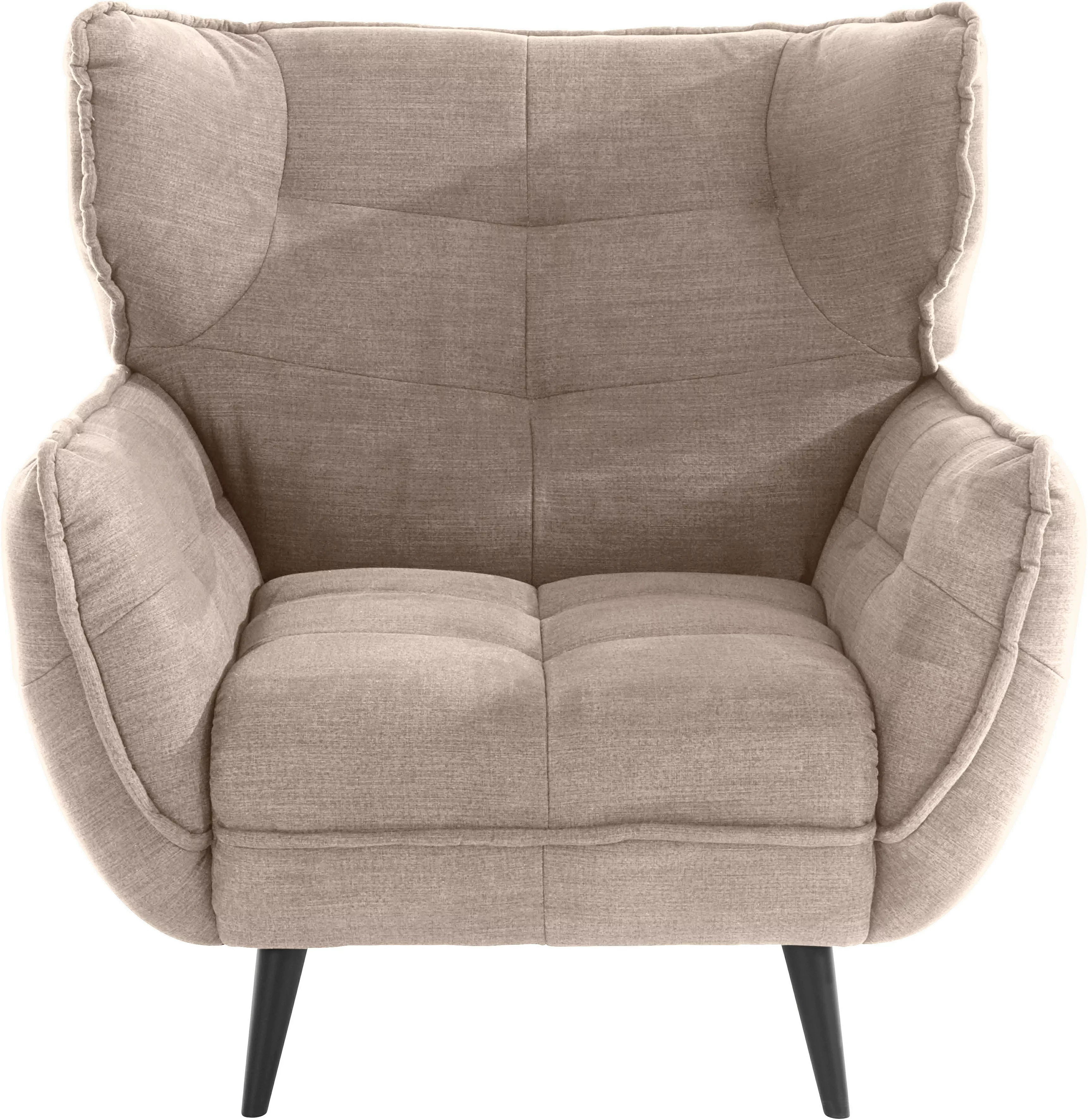 Leonique Sessel "Ariana", Stylischer Hochlehner bzw. Ohrensessel günstig online kaufen