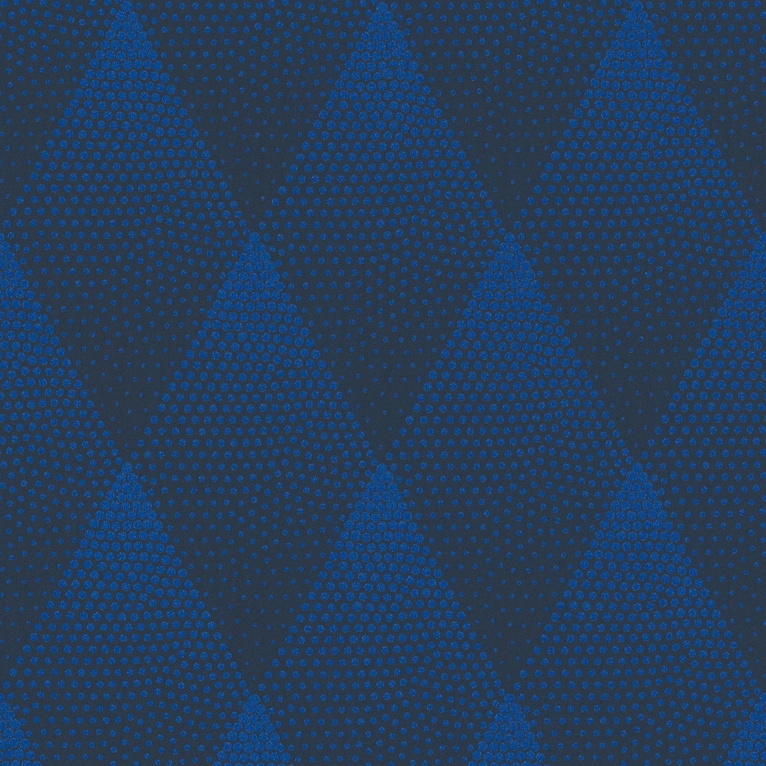 PROFHOME 374191-GU Grafik Tapete Geometrisch schimmernd Blau Schwarz 0,53 m günstig online kaufen
