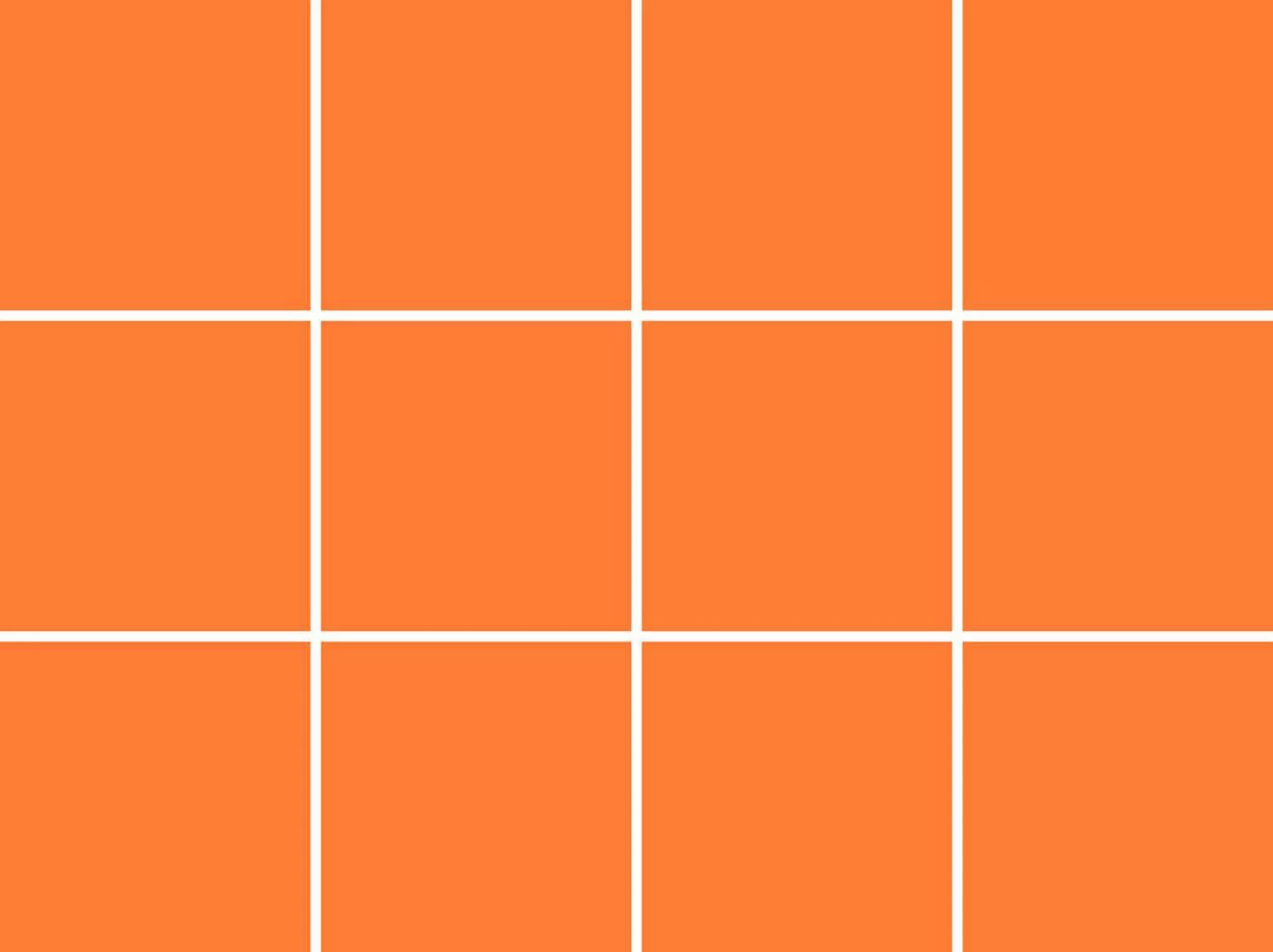 queence Fliesenaufkleber Orange (12 St), Stickerfliesen, günstig online kaufen