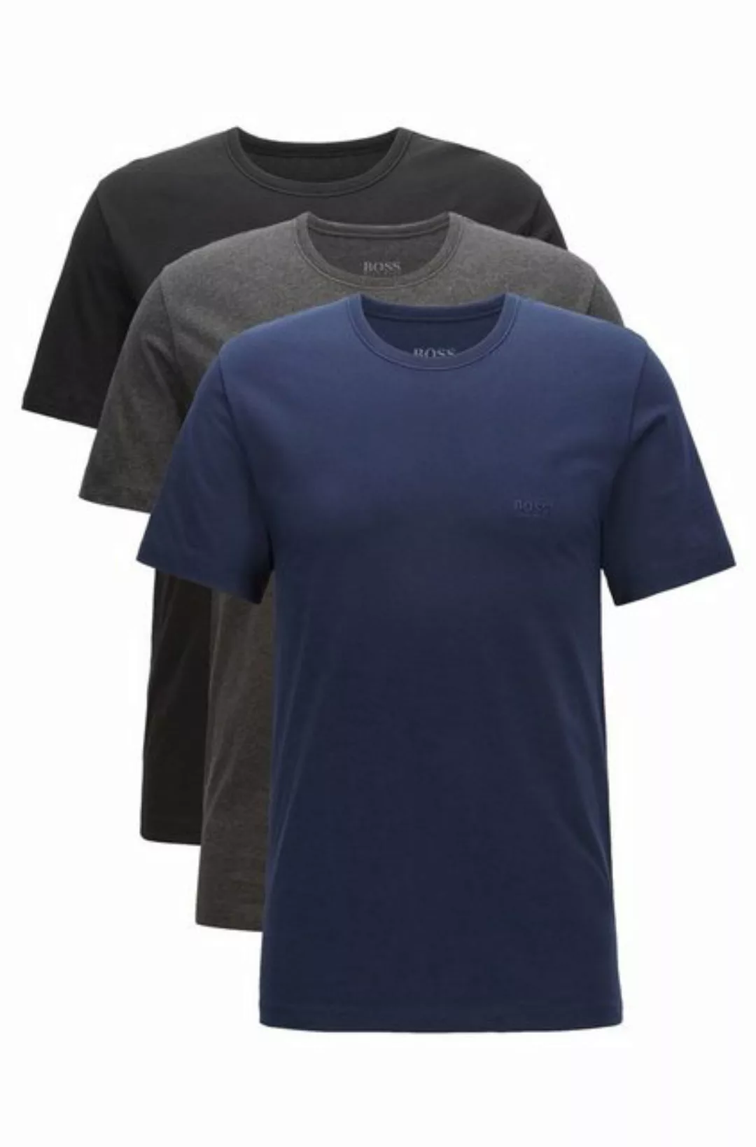 BOSS Kurzarmshirt RN T-Shirt Crew Neck Unterziehshirt (Dreierpack, 3-tlg., günstig online kaufen