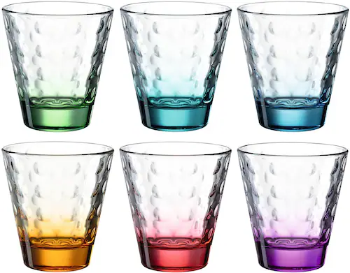 LEONARDO Gläser-Set »OPTIC«, (Set, 6 tlg.), 215 ml, 6-teilig günstig online kaufen