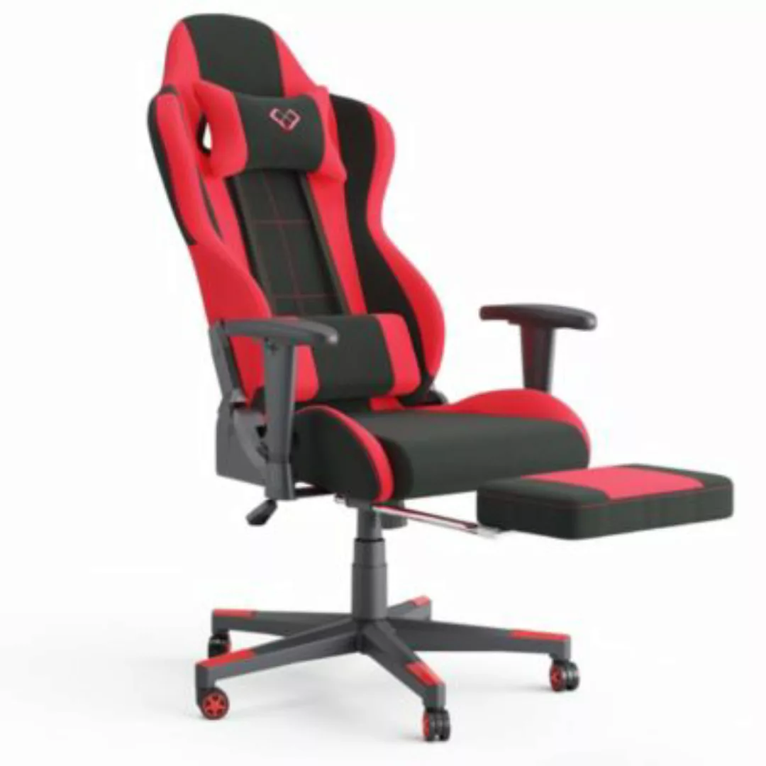 Vicco Gaming Stuhl Alpha Schwarz Rot schwarz günstig online kaufen