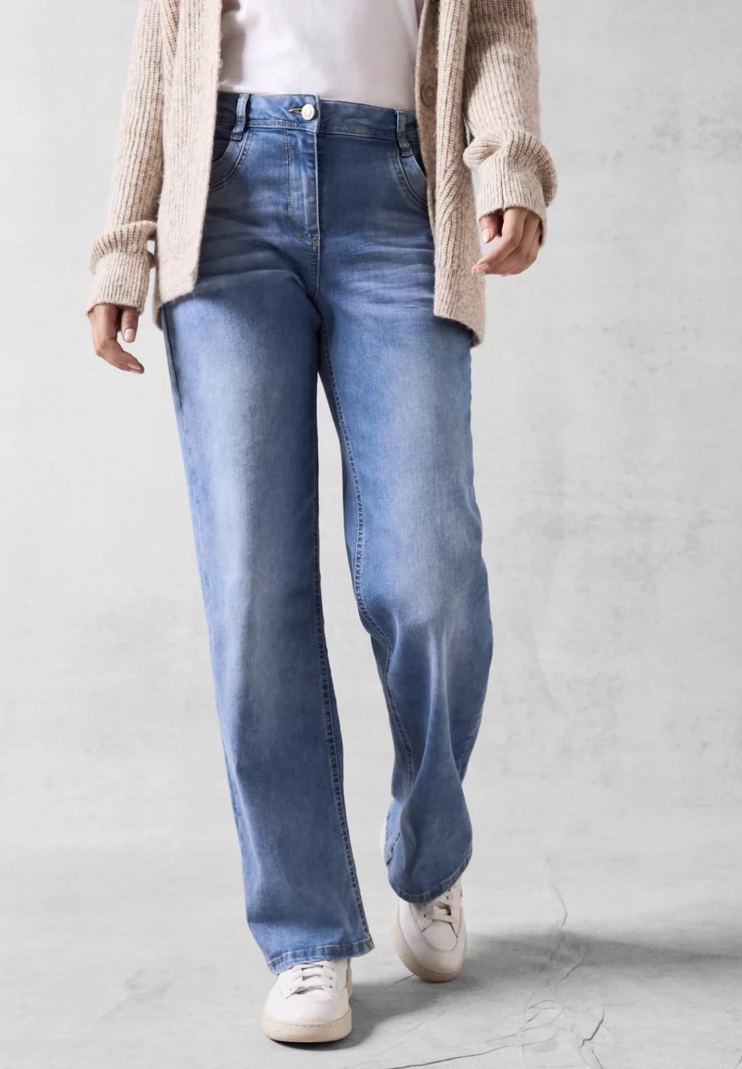 Cecil Gerade Jeans, High Waist günstig online kaufen