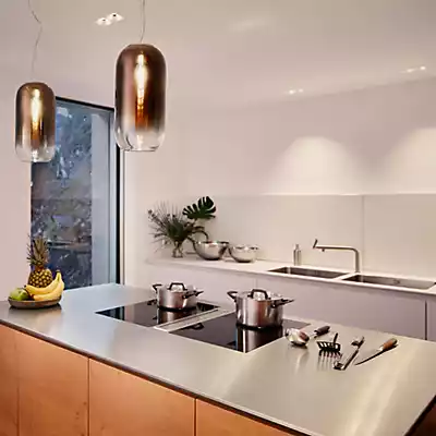 Artemide Gople Mini Hängeleuchte bronze/silber günstig online kaufen