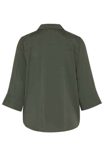 Damen Bluse Aus Tencel "Revers Blouse Tencel" günstig online kaufen