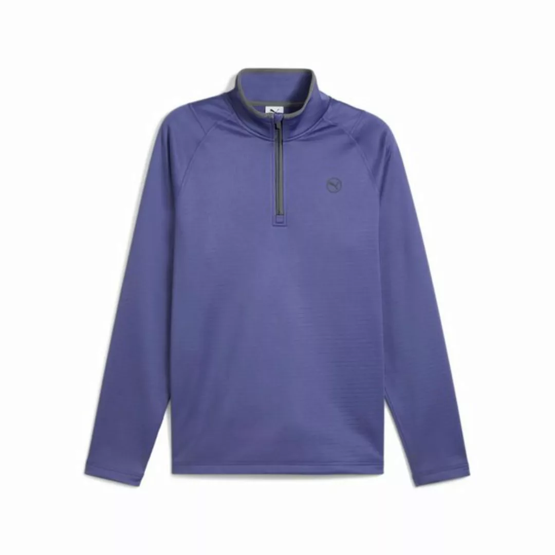 PUMA Longsweatshirt Puma Layer Waffle Fleece 1/4-Zip Violett Herren UK M günstig online kaufen