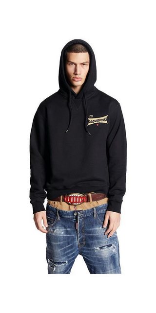 Dsquared2 Rundhalspullover Dsquared2 Cool Hoodie Schwarz Herren XXL günstig online kaufen