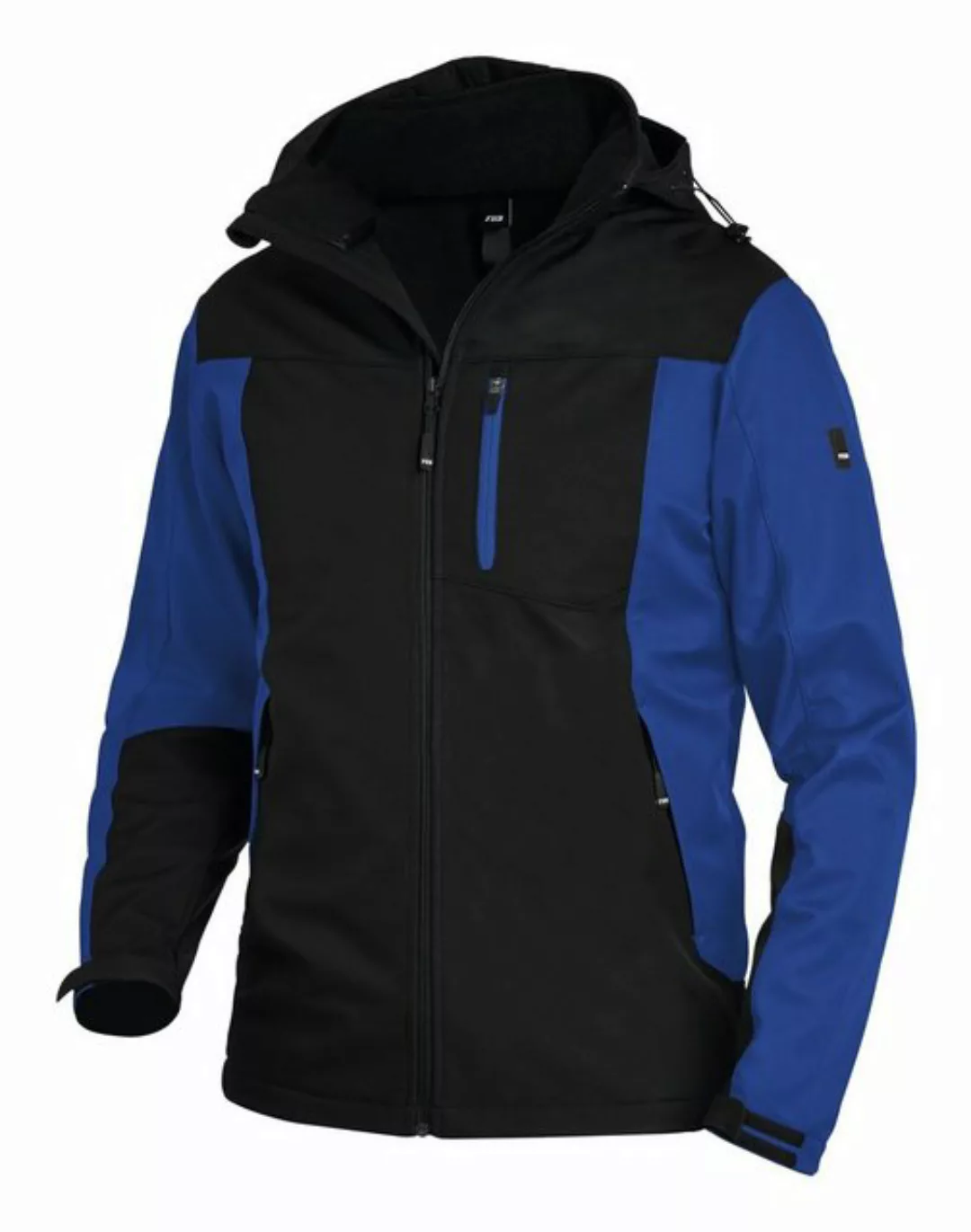 FHB Softshelljacke Jacke Jannik, Softshell, Größe XL, royalblau/schwarz günstig online kaufen