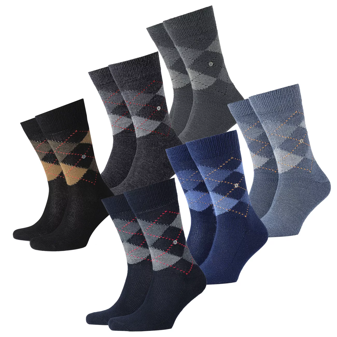 Burlington Herren Socken Preston 2er 3er 4er Multipack günstig online kaufen