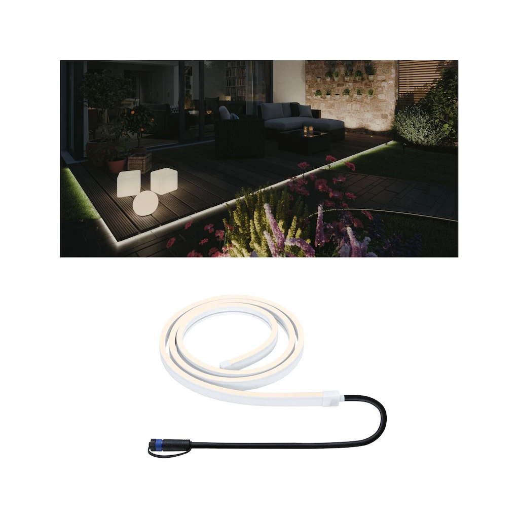 Paulmann LED Gartenstrahler "Plug & Shine Stripe Smooth Einzelstripe IP68 3 günstig online kaufen