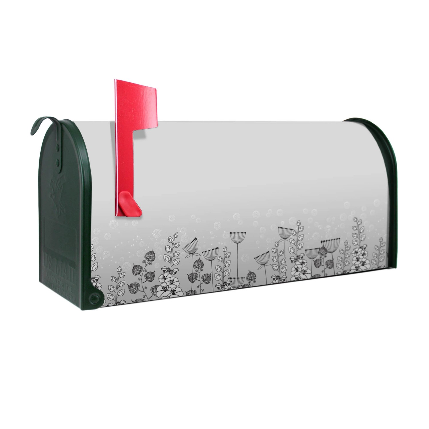 Banjado Amerikanischer Briefkasten Grün 48x22x16cm US Mailbox Letterbox Pos günstig online kaufen