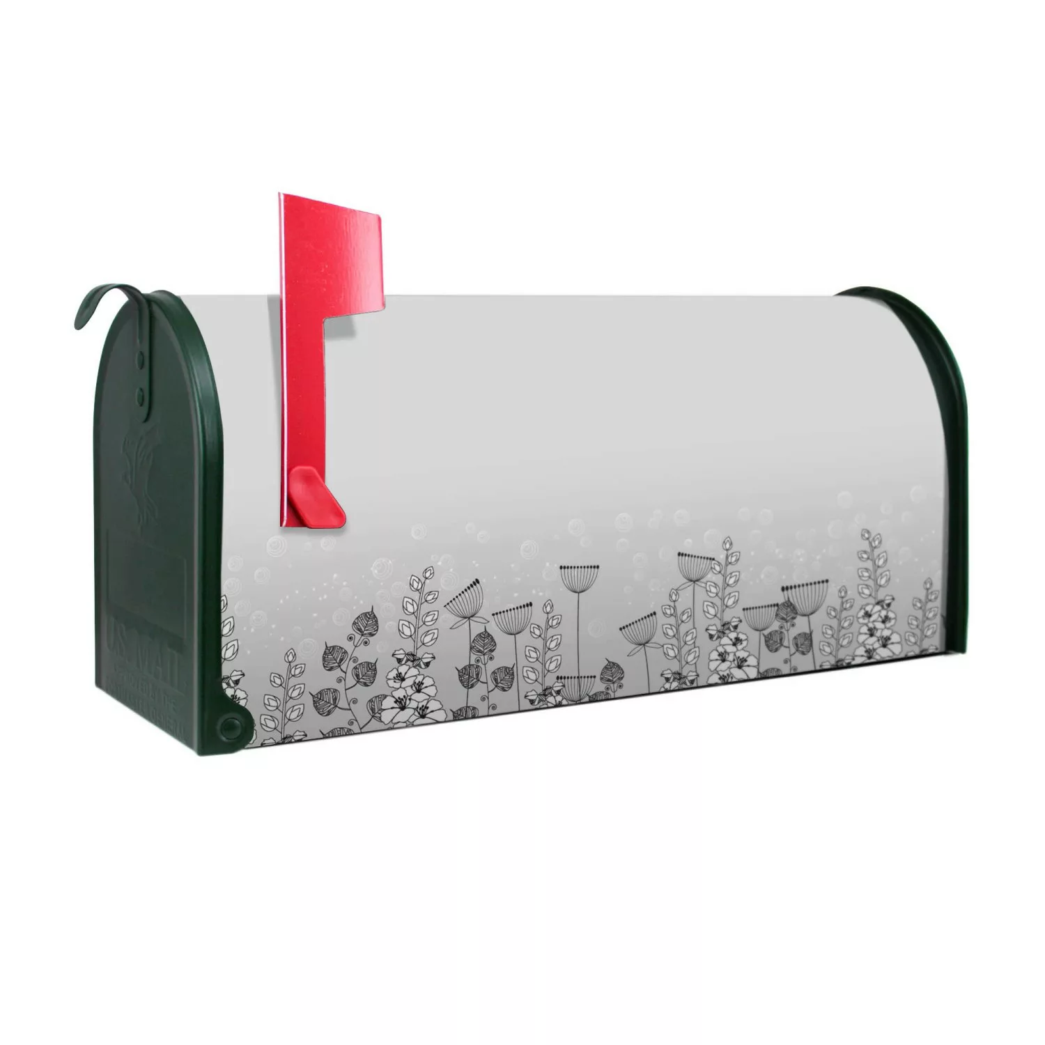 Banjado Amerikanischer Briefkasten Grün 48x22x16cm US Mailbox Letterbox Pos günstig online kaufen