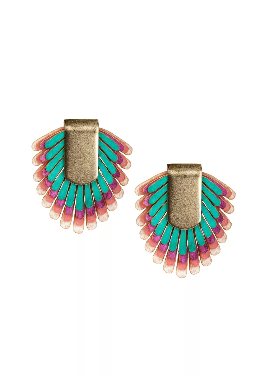 GRETCHEN Paar Ohrstecker "Pam Pem Earring Stud", aus buntem Pergament günstig online kaufen