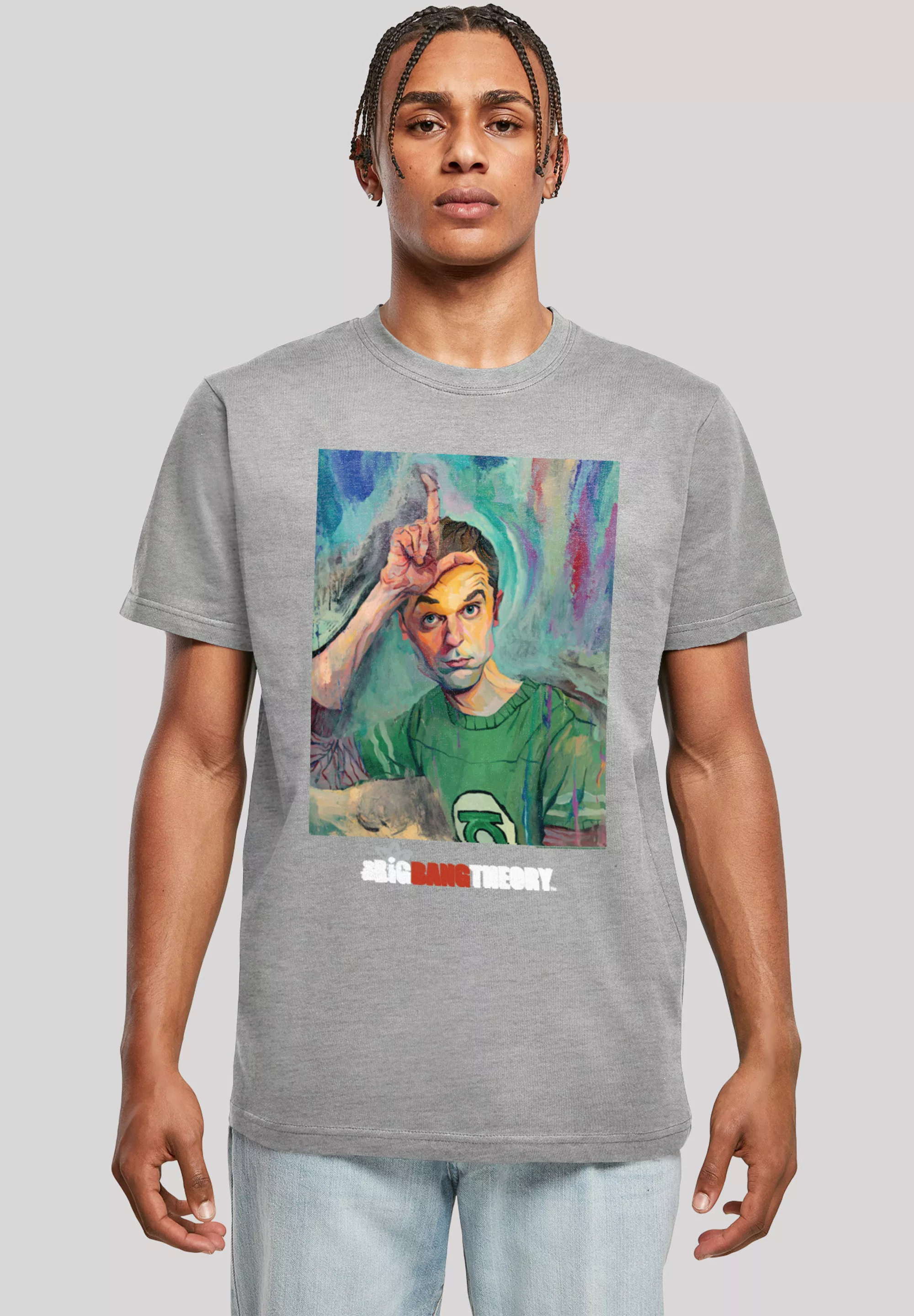 F4NT4STIC T-Shirt "Big Bang Theory TV Serie Sheldon Loser Painting", Herren günstig online kaufen