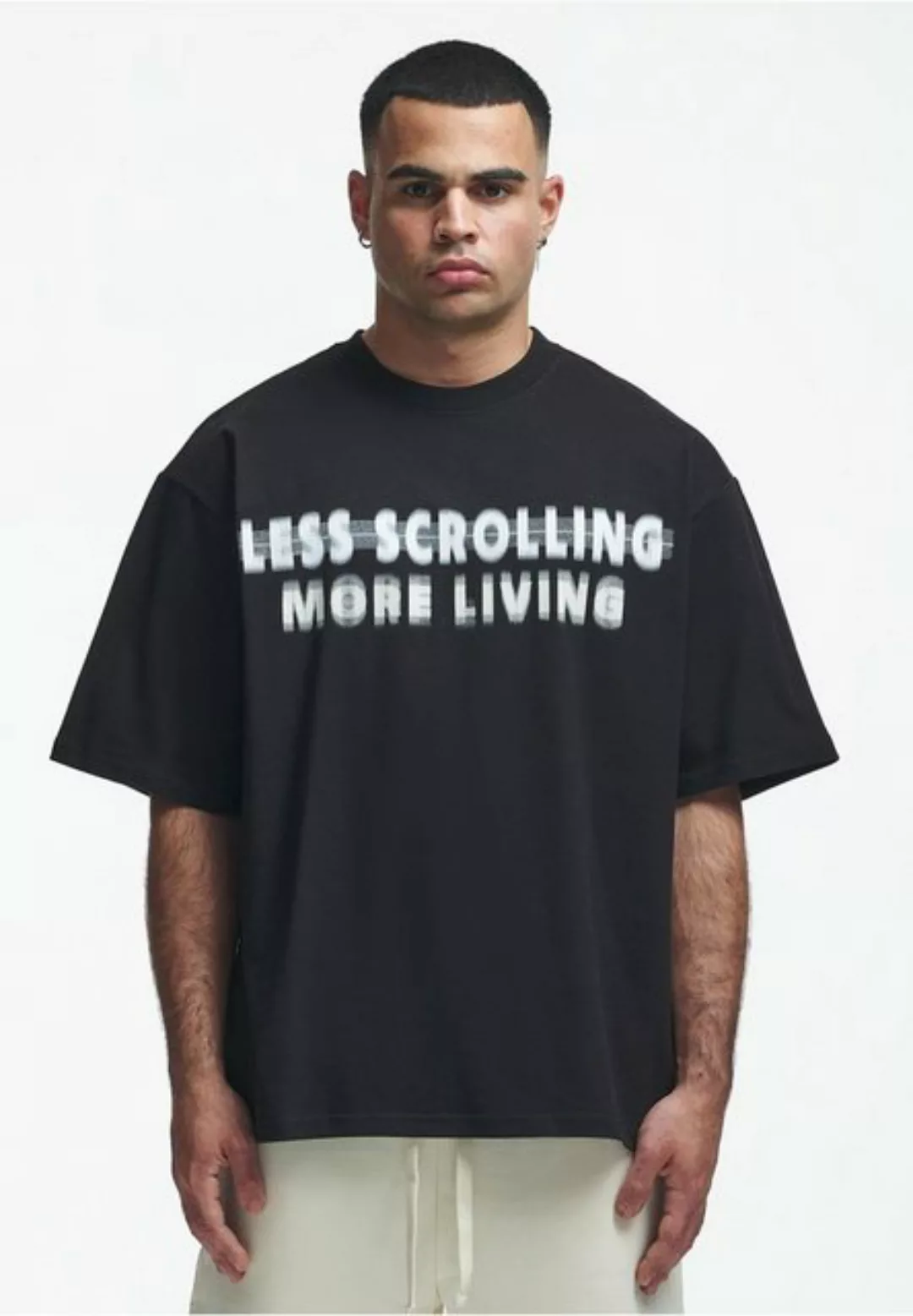 2Y Studios T-Shirt 2Y Studios Herren 2Y Less Scrolling Oversize Tee (1-tlg) günstig online kaufen