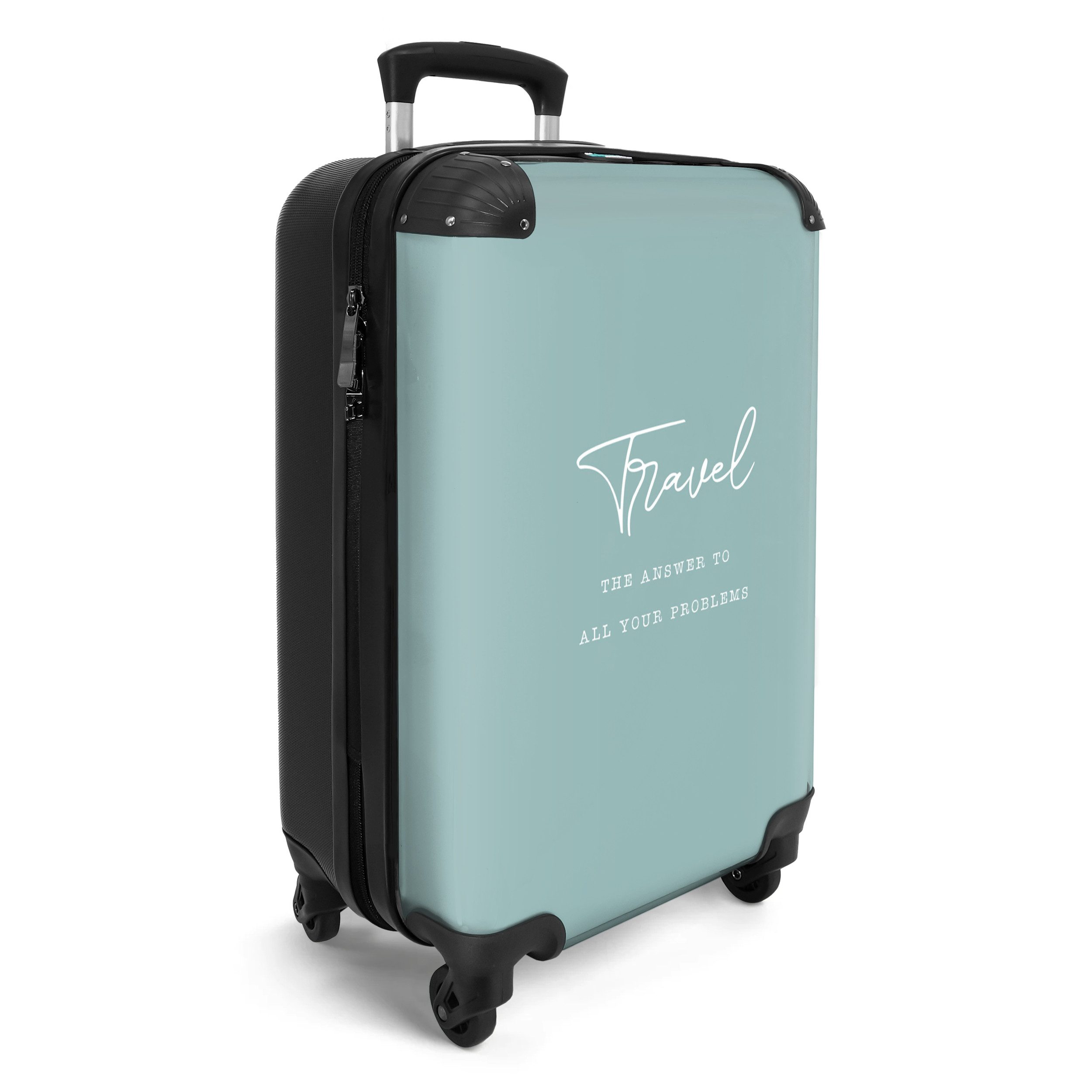 NoBoringSuitcases.com© Hartschalen-Trolley Zitate - Reisen - günstig online kaufen