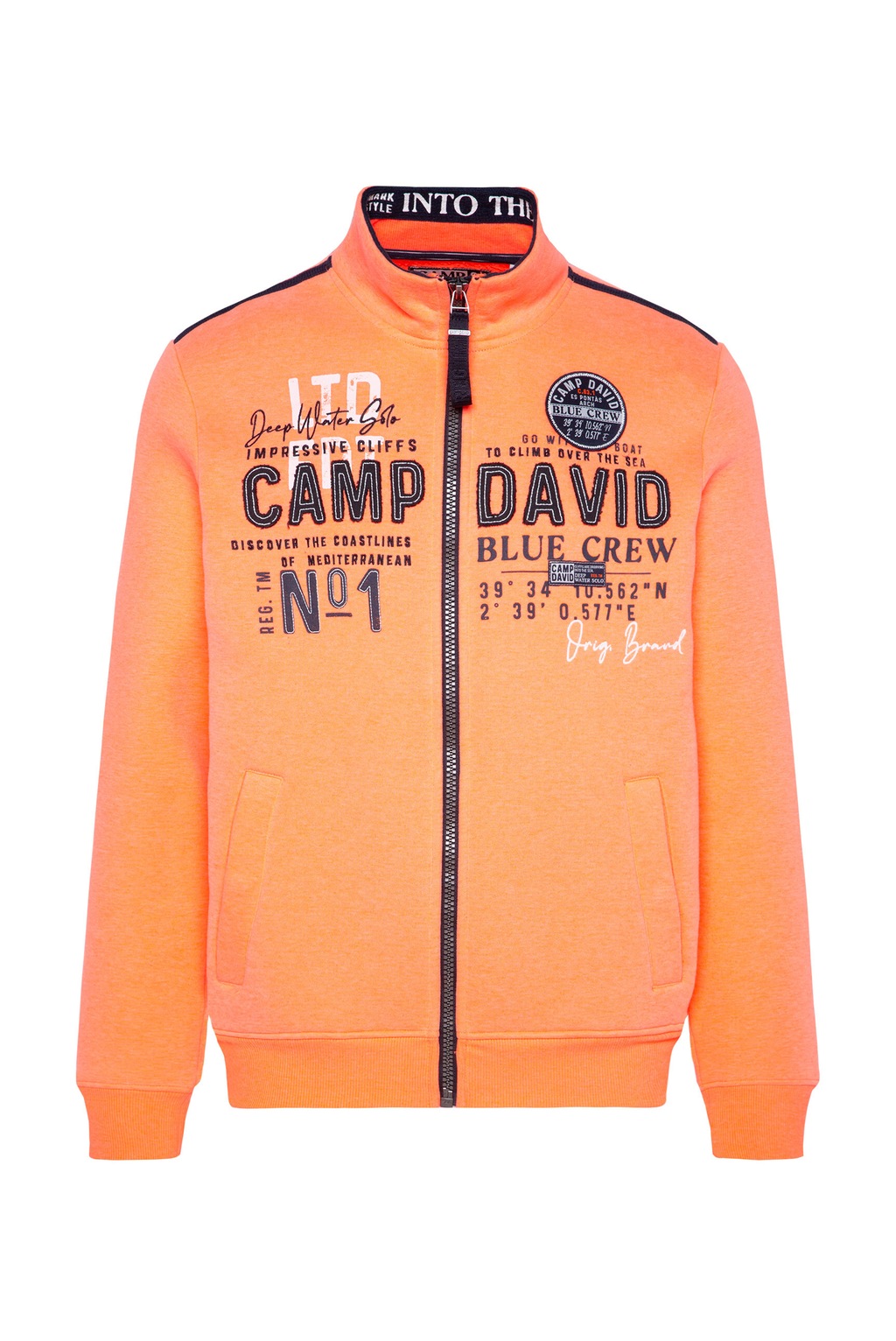 CAMP DAVID Sweatjacke, mit Stehkragen günstig online kaufen