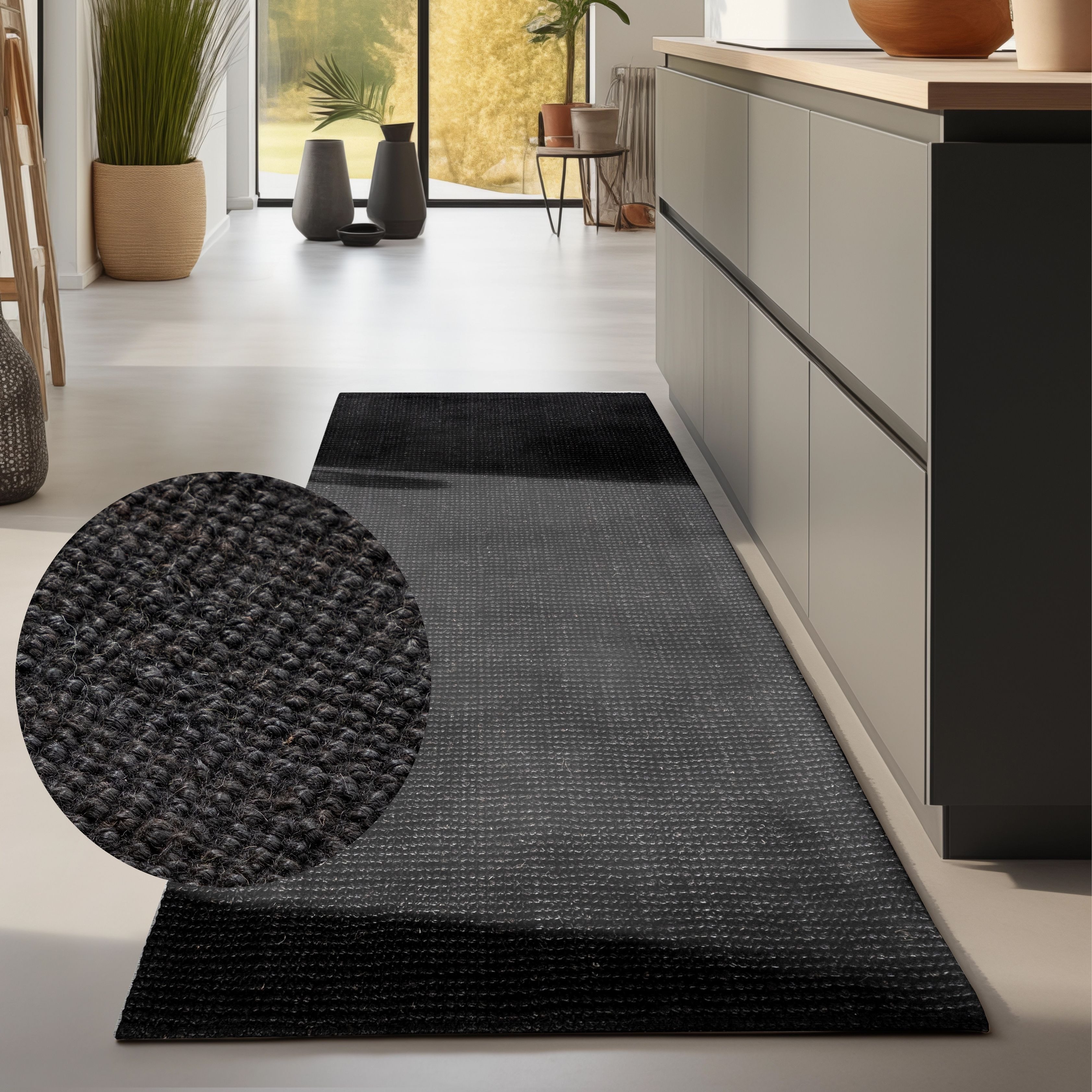 HANSE Home Teppich »Jaipur Juteteppich, als Läufer und in Rund«, rechteckig günstig online kaufen