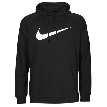 Nike Training – Dri-FIT – Schwarzer Kapuzenpullover aus Fleece günstig online kaufen