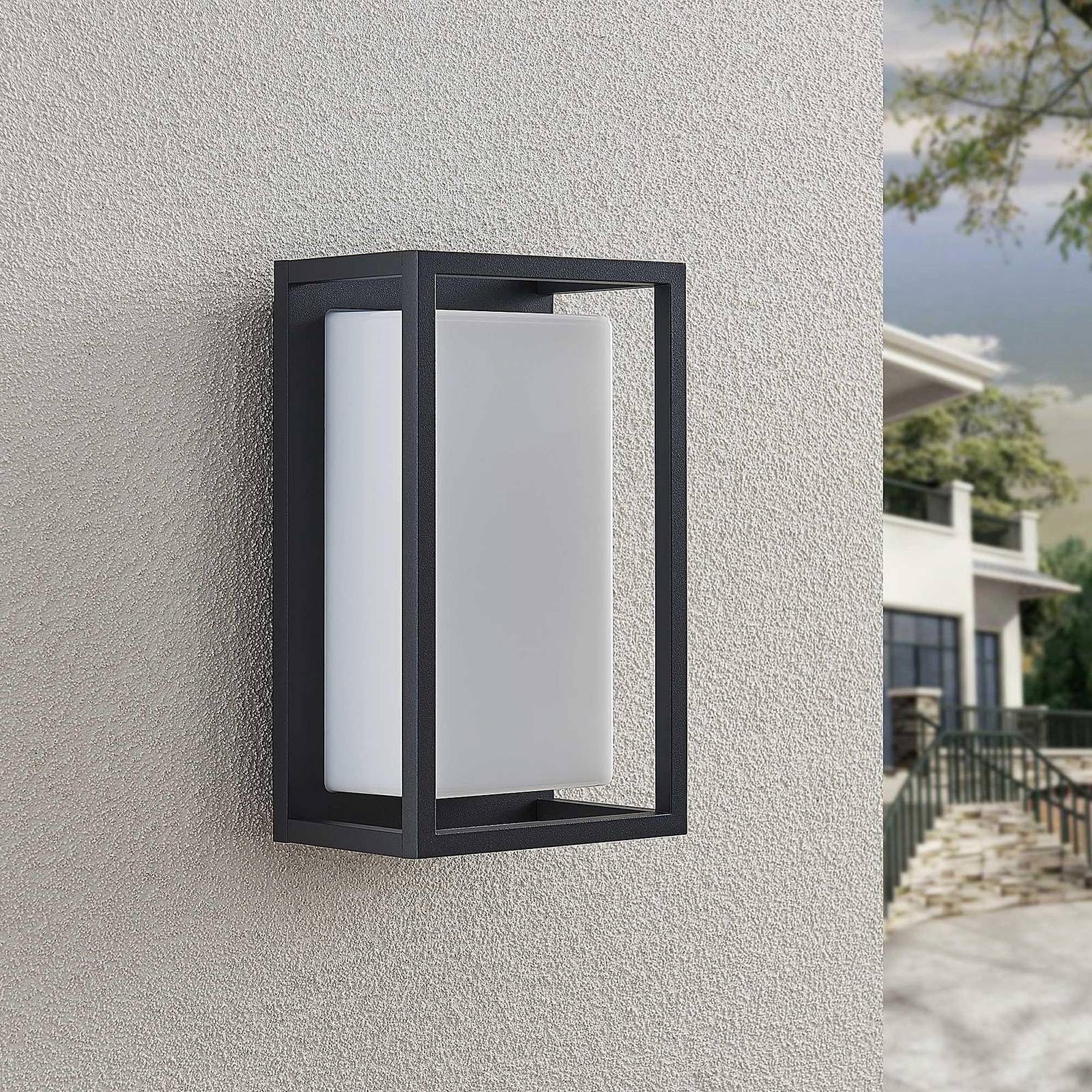Lucande Ilirian LED-Außenwandleuchte aus Aluminium günstig online kaufen