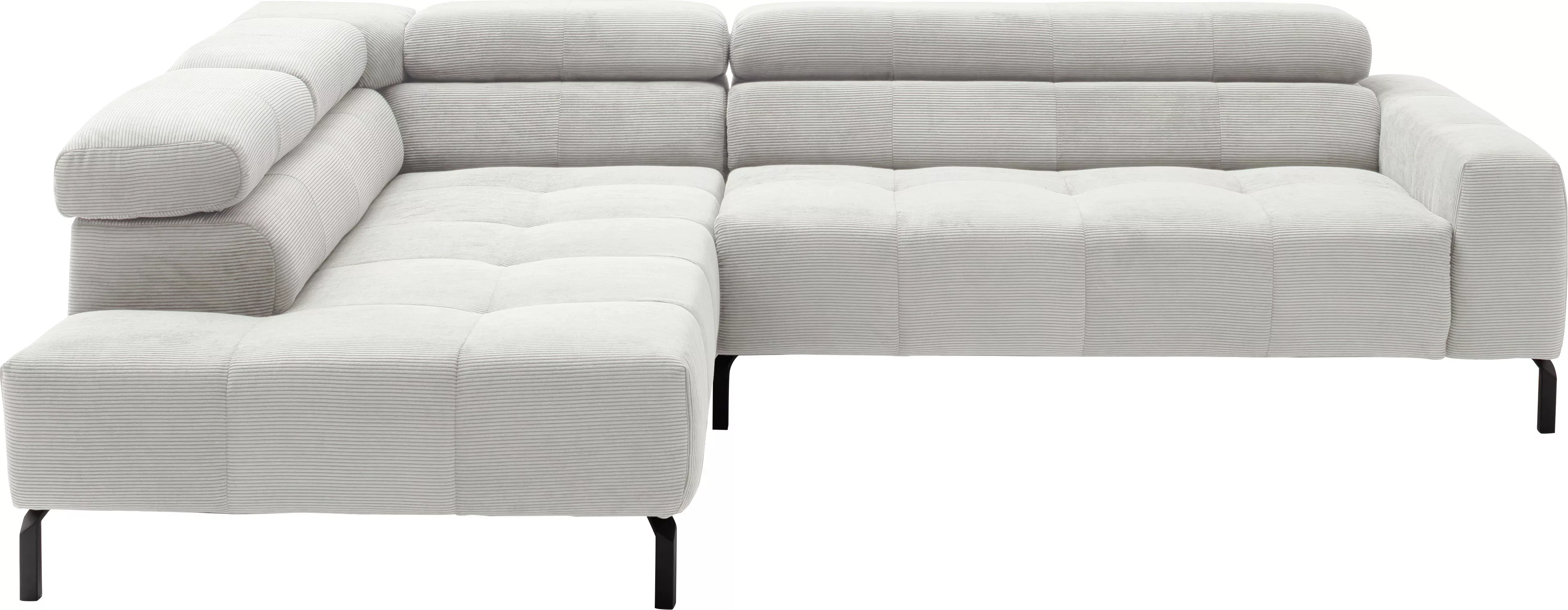 Places of Style Ecksofa »Cleveland, L-Form, incl. Kopfteilverstellung, Brei günstig online kaufen