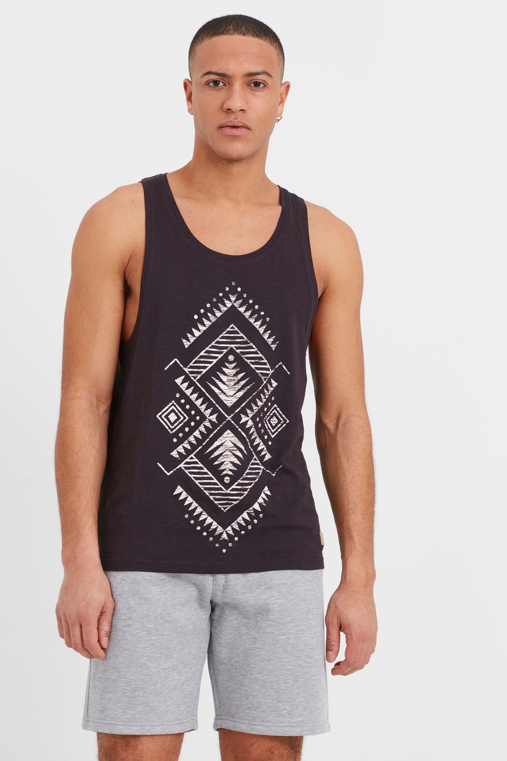 !Solid Tanktop SDIsaak ärmelloses Shirt mit Inka Print günstig online kaufen