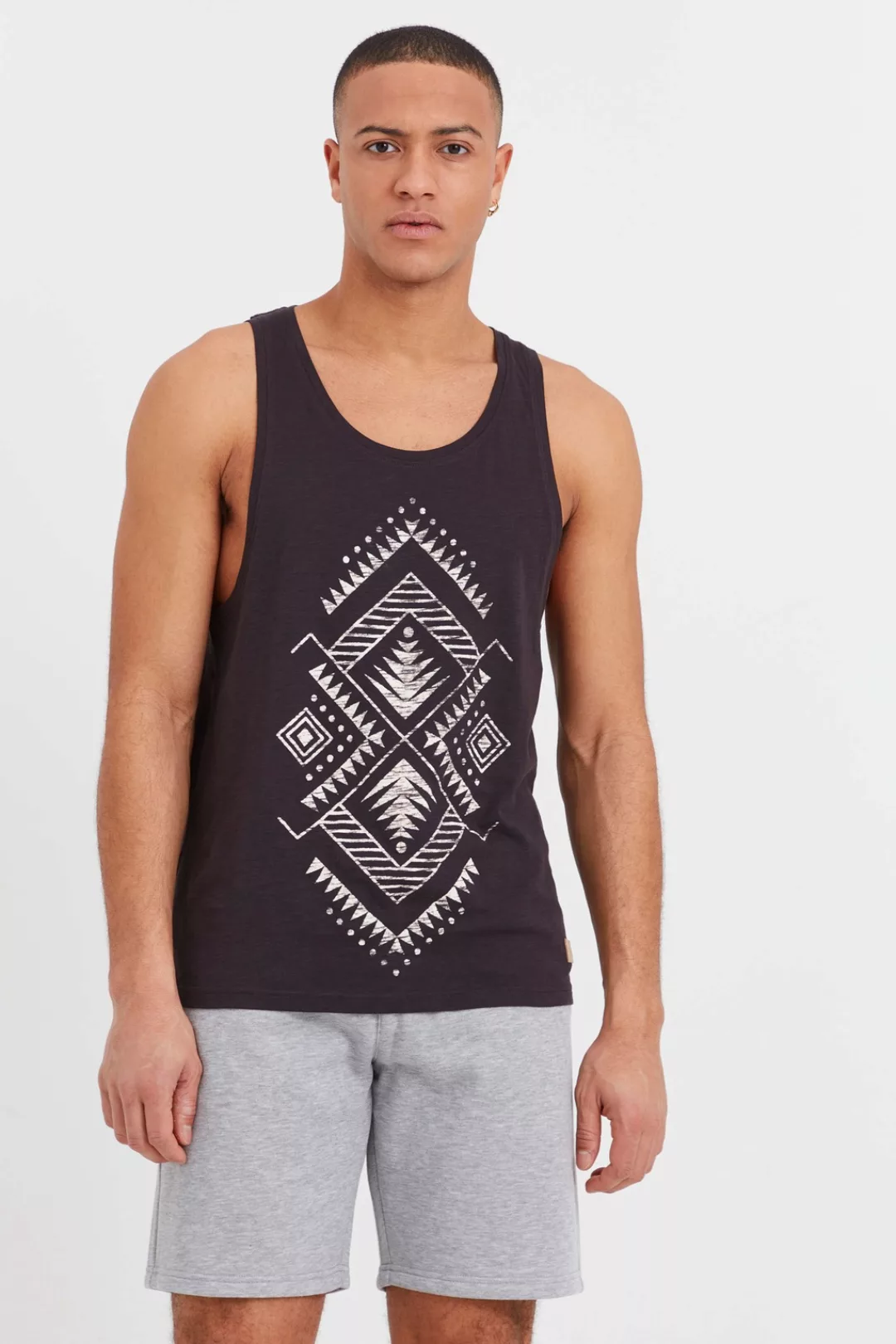 !Solid Tanktop SDIsaak ärmelloses Shirt mit Inka Print günstig online kaufen