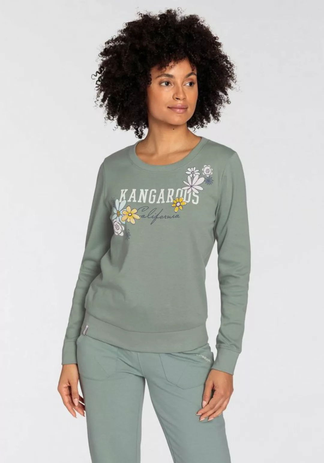 KangaROOS Sweatshirt mit großem Label Print - NEUE-KOLLEKTION günstig online kaufen