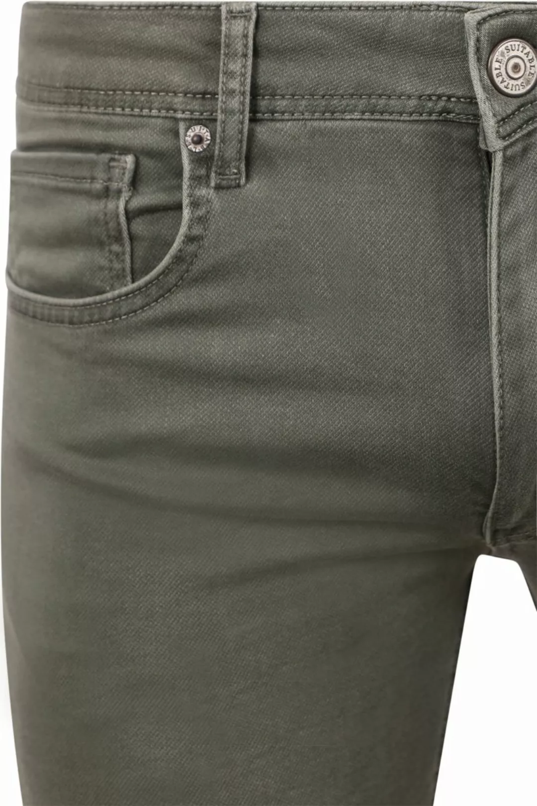 Suitable Kant Jeans Grün - Größe W 33 - L 32 günstig online kaufen
