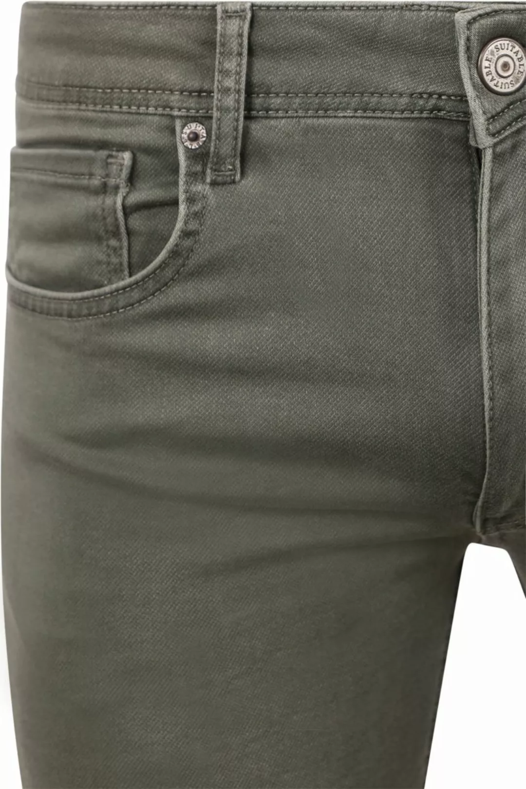 Suitable Kant Jeans Grün - Größe W 38 - L 32 günstig online kaufen