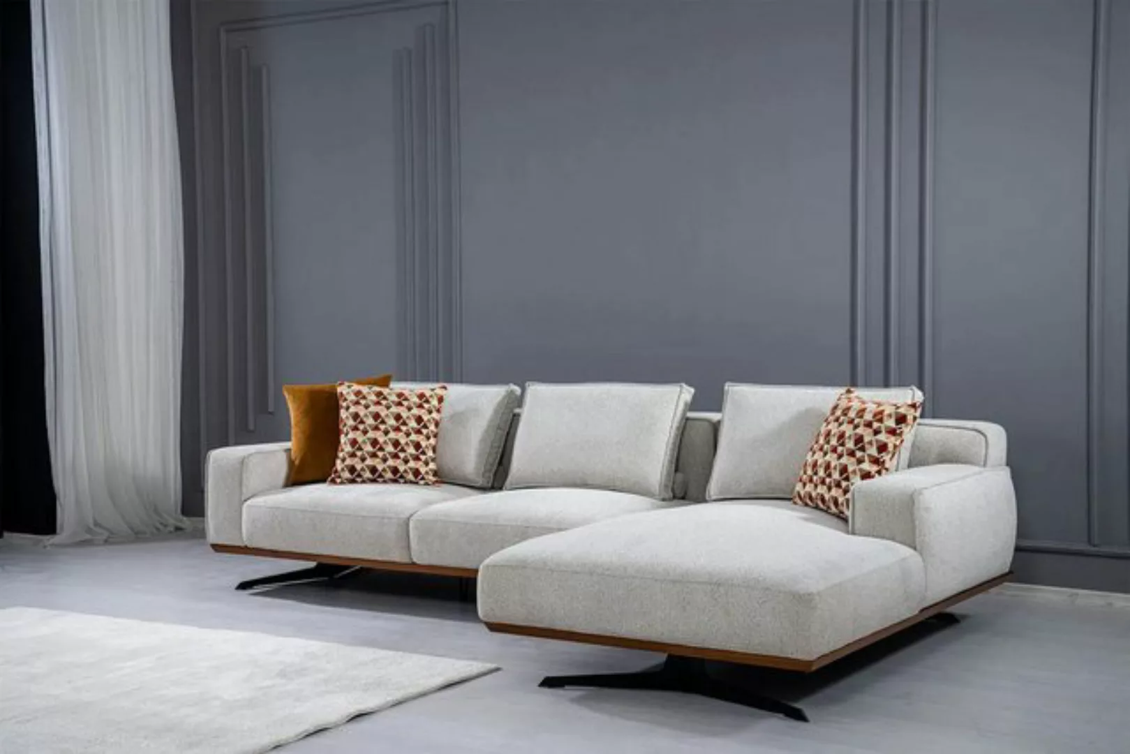 JVmoebel Ecksofa Design Relax Ecksofa Polstergarnitur Wohnlandschaft Eckgar günstig online kaufen