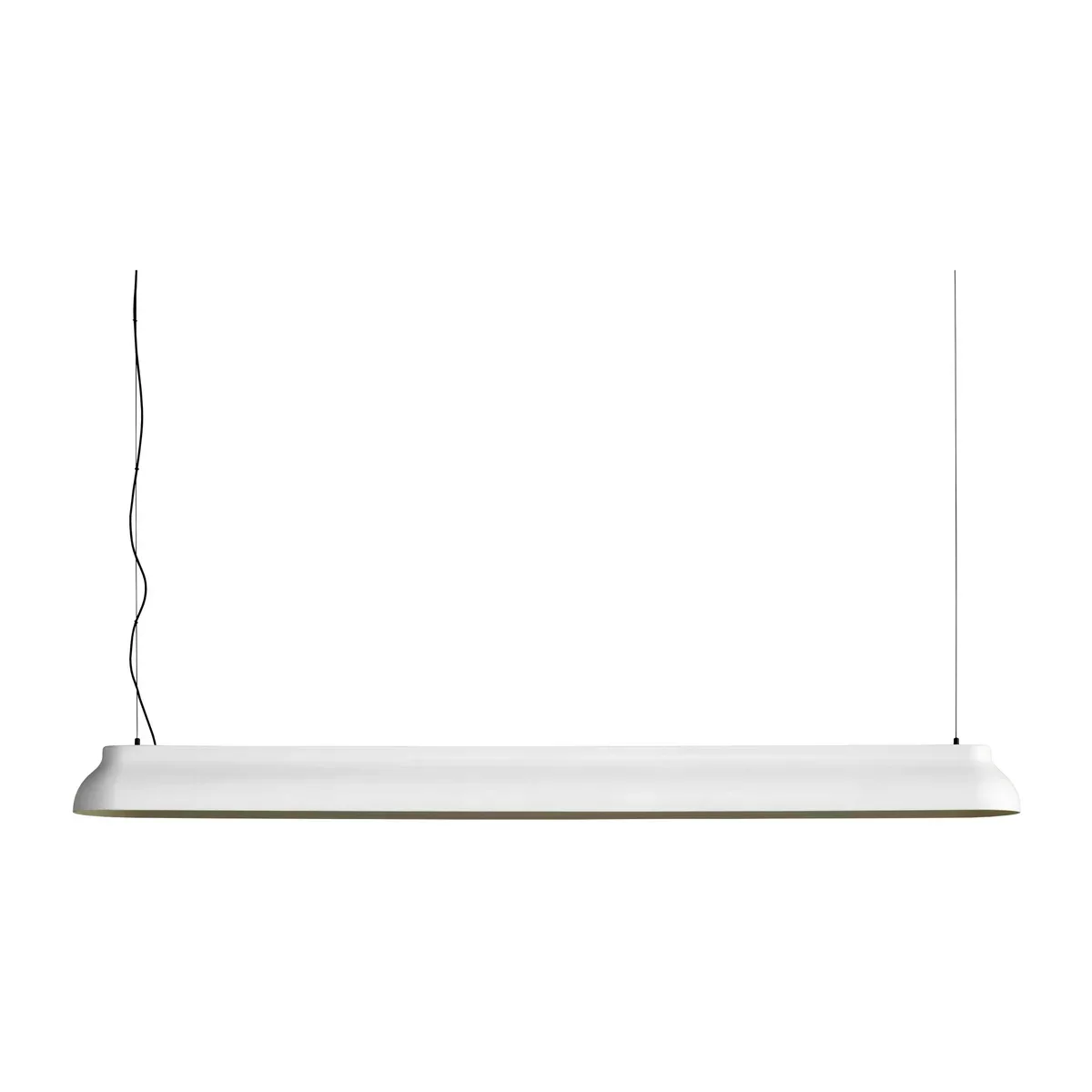 HAY - PC Linear LED Pendelleuchte - cremeweiß/nasslackiert/LxBxH 120x14x10c günstig online kaufen
