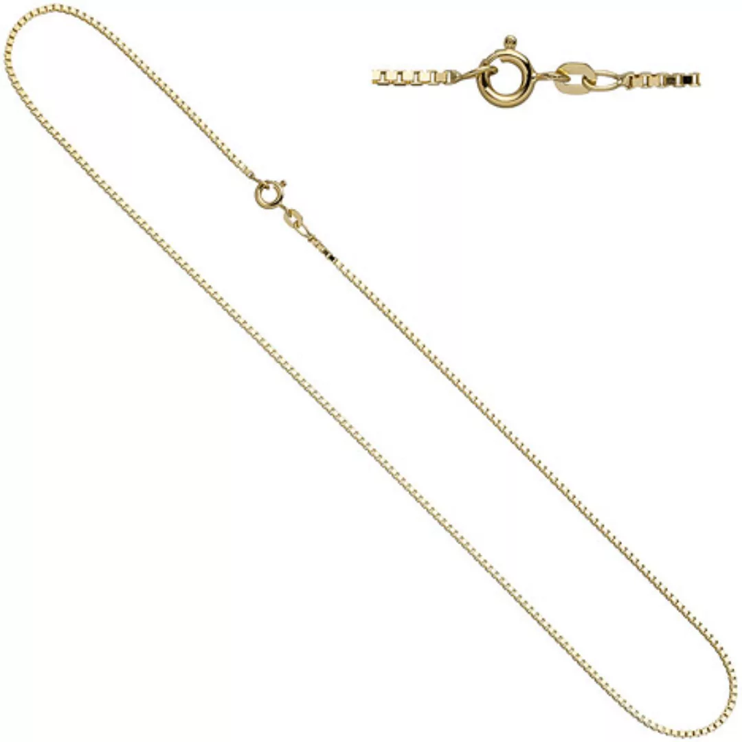 SIGO Venezianerkette 333 Gelbgold 1,5 mm 50 cm Gold Kette Halskette Goldket günstig online kaufen