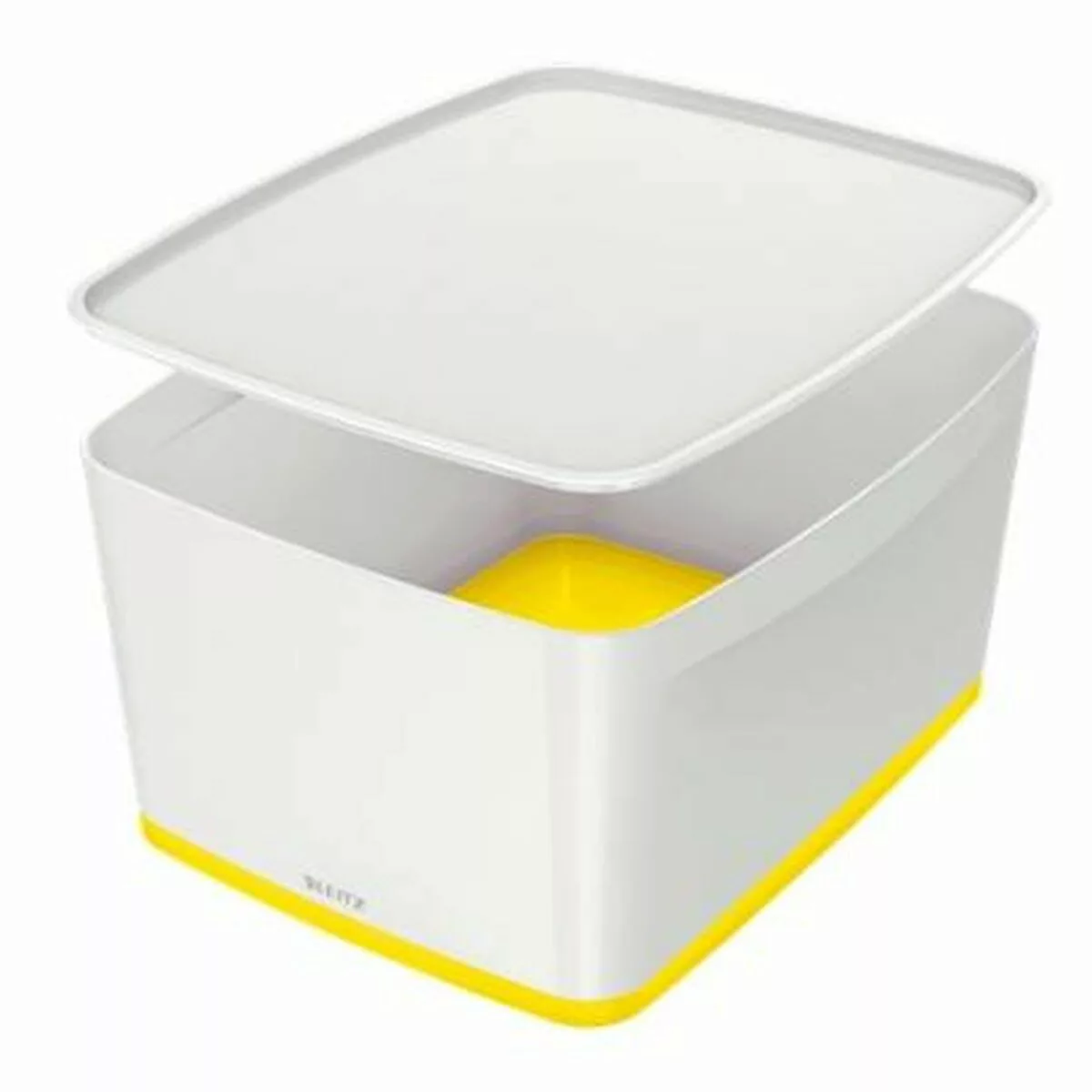 Aufbewahrungsbox Leitz Mybox Wow Groß Gelb Mit Deckel Weiß Abs (31,8 X 19,8 günstig online kaufen