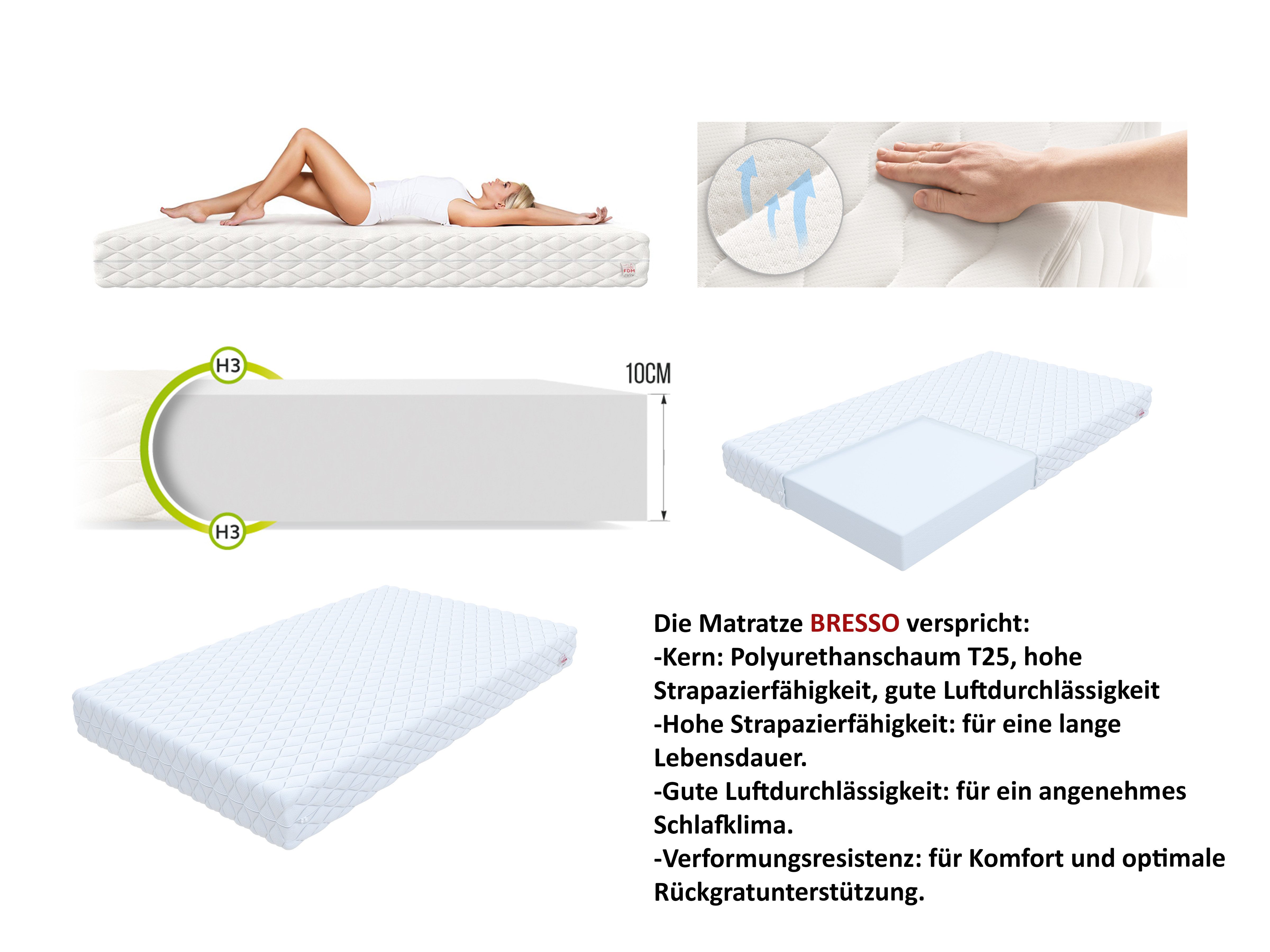 FDM Stauraumbett mit Bettkasten und Lattenrost günstig online kaufen