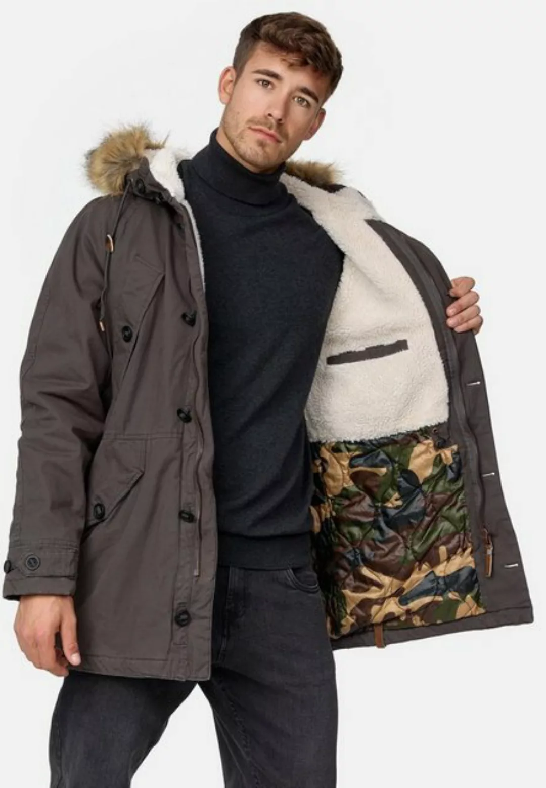 Indicode Winterjacke Fann günstig online kaufen