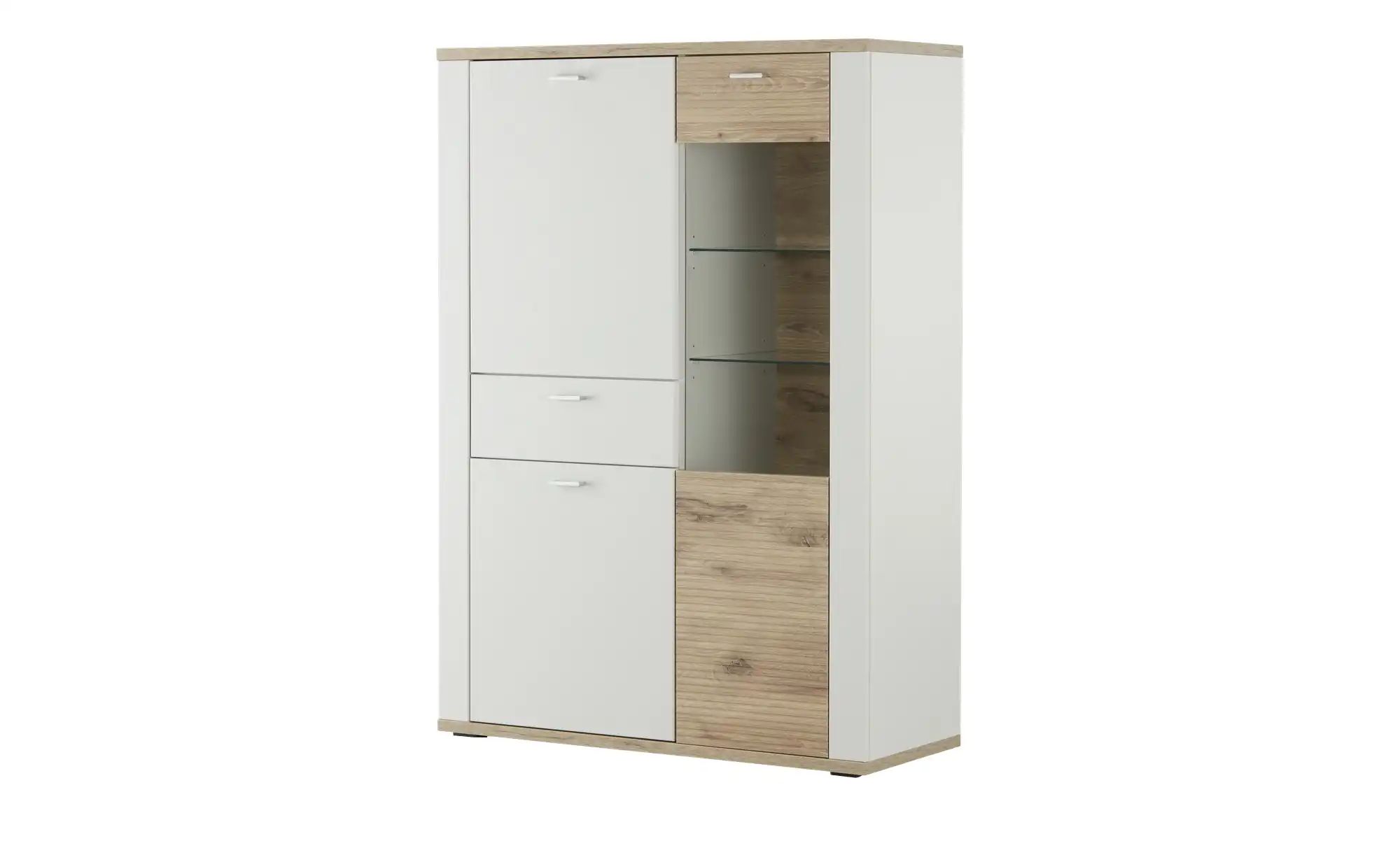 uno Highboard  Milano ¦ grau ¦ Maße (cm): B: 103 H: 145 T: 42.0 Kommoden & günstig online kaufen