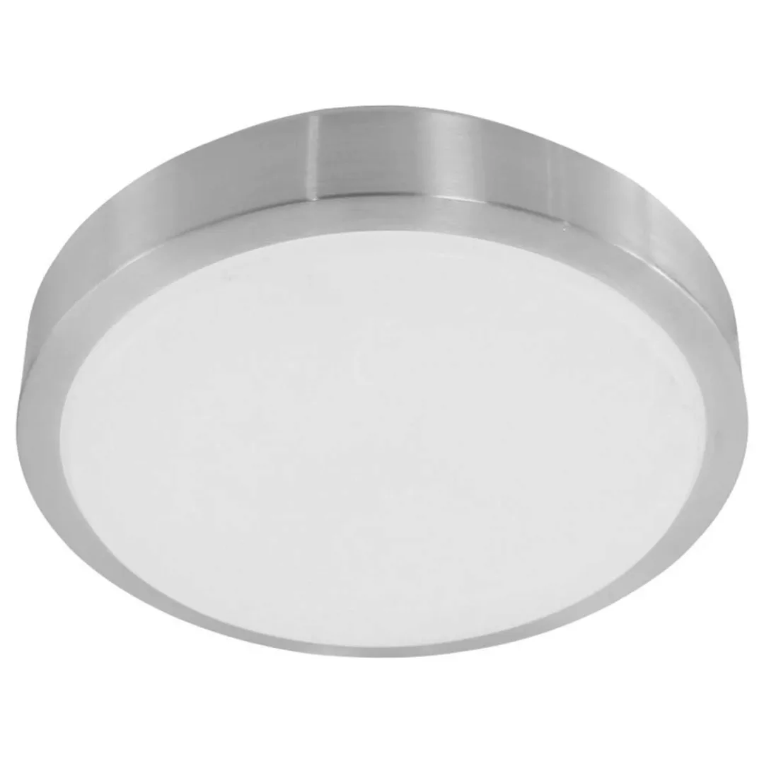 LED Wand- und Deckenleuchte in Silber und Weiß 12W 960lm IP44 275mm günstig online kaufen