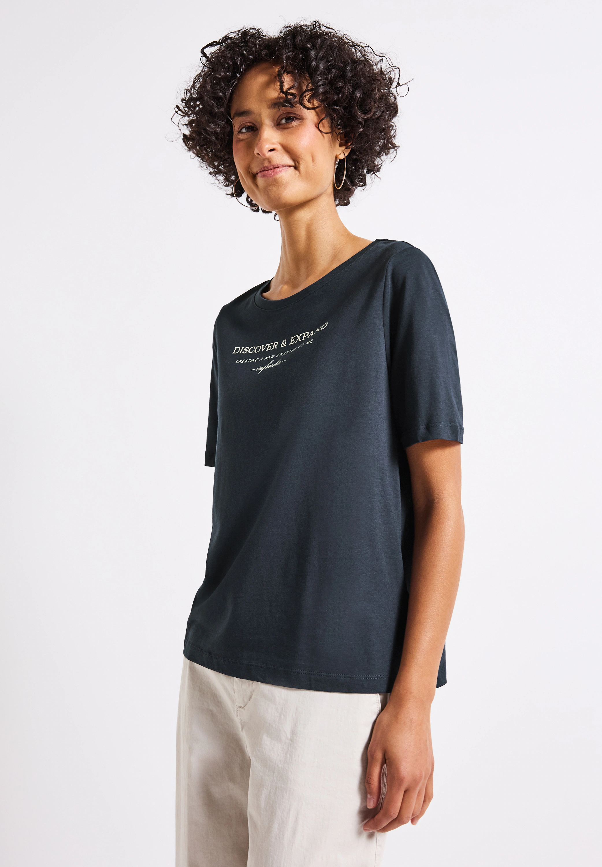 STREET ONE T-Shirt, im soften Baumwoll-Mix günstig online kaufen