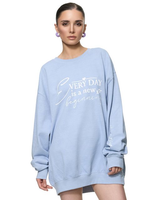 Worldclassca Sweatshirt Worldclassca Oversized Sweatshirt EVERY DAY Print L günstig online kaufen