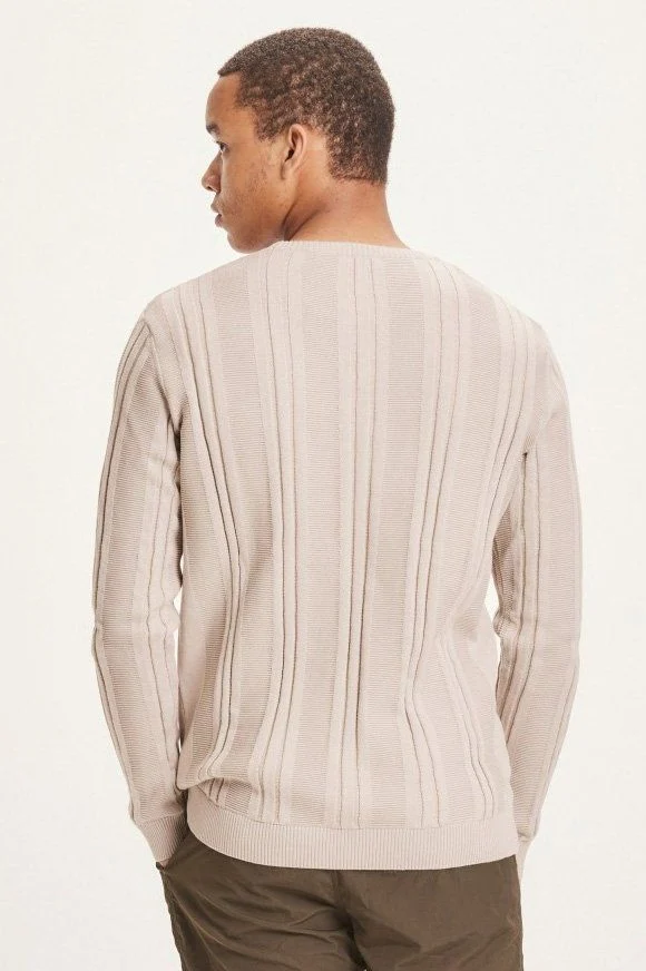 KnowledgeCotton Apparel Pullover Hell Grau - Größe L günstig online kaufen