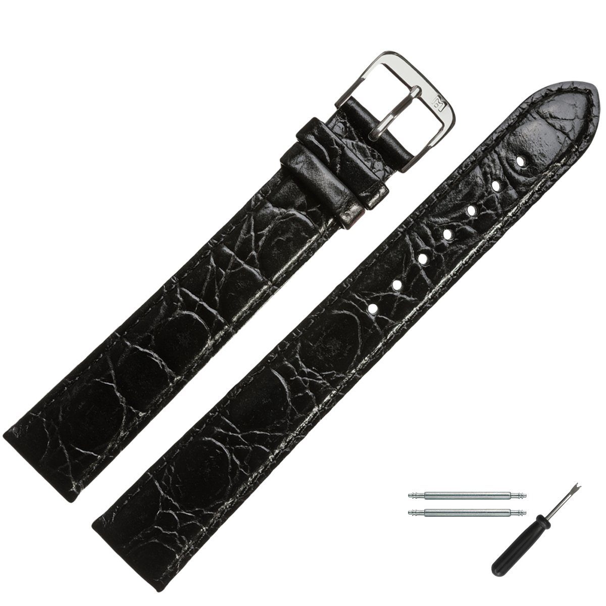 MARBURGER Uhrenarmband 20mm Leder XL Extra günstig online kaufen
